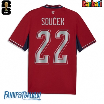 Republica Cehă Tomas Soucek #22 Tricou Fotbal Replică Mondial 2026 Barbati Acasa